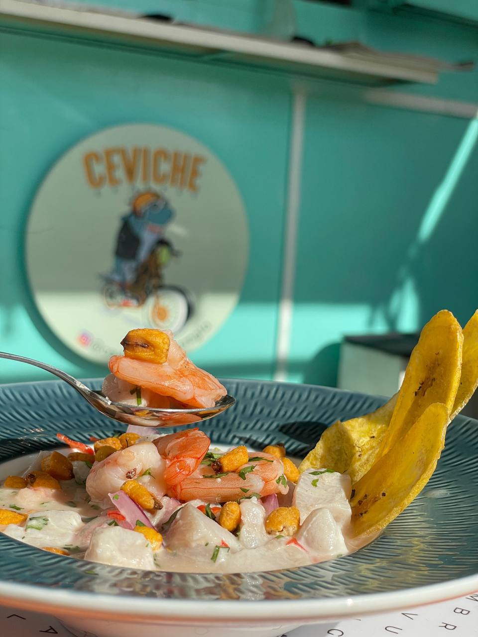 Mariscos frescos del día Ceviche Express Margarita