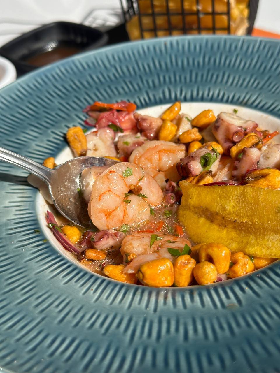 Carpaccio de pescado Ceviche Express Margarita