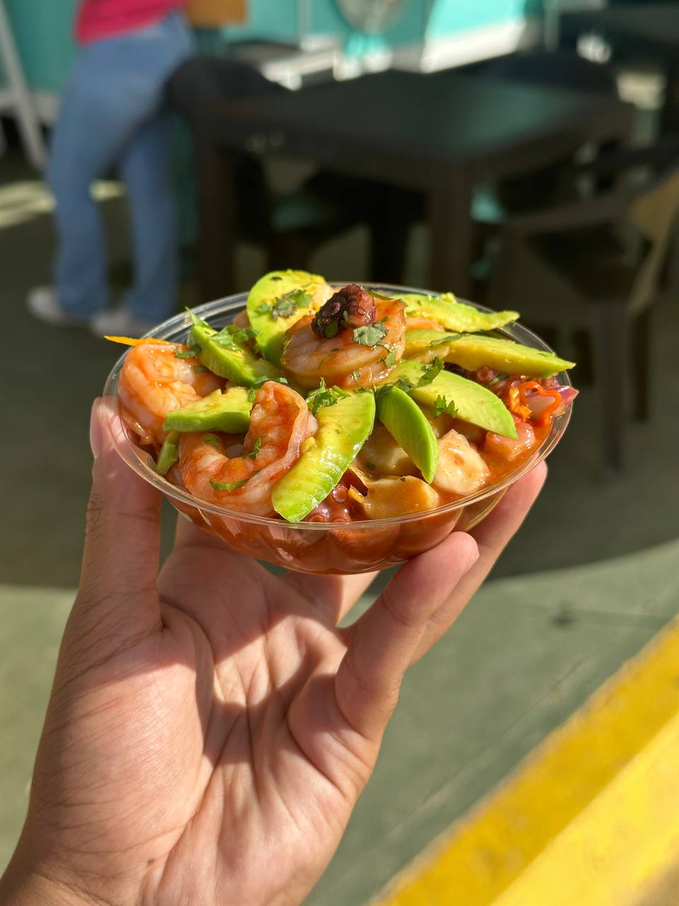 Pedido de ceviche a domicilio en Margarita