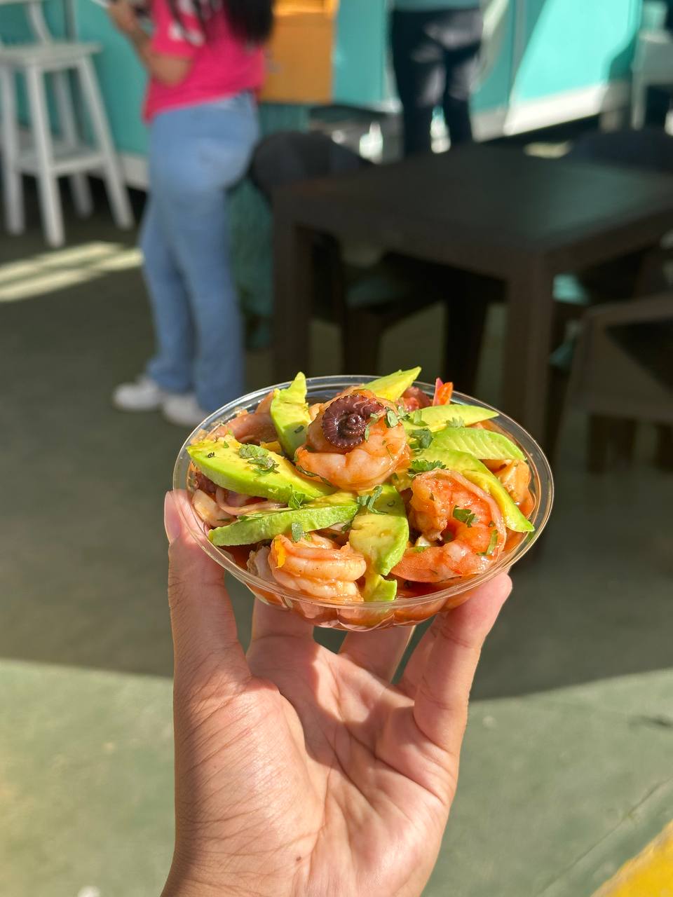 Leche de tigre y ceviche Ceviche Express Margarita