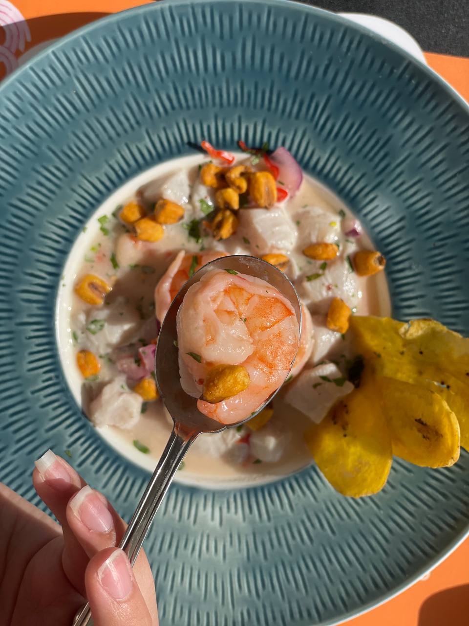Pasta de mariscos Ceviche Express Isla de Margarita